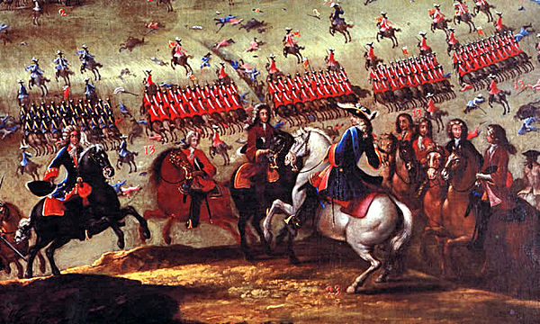 The Battle of Almansa, by Filippo Pallotta and Buonaventura Ligli. (detail)