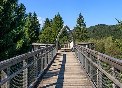 Canopy walkway Walderlebniszentrum Ziegelwies Füssen Germany