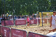 Deutsch: Beachhandball bei den Olympischen Jugendspielen 2018 in Buenos Aires; Tag 7, 13. Oktober 2018; Jungen, Halbfinale – Spanien-Kroatien 2:1 English: Beach handball at the 2018 Summer Youth Olympics in Buenos Aires at 13 October 2018 – Boys Semifinal – Spain-Croatia 2:1 Español: Handball de playa en los Juegos Olimpicos de la Juventud Buenos Aires 2018 en 13 de octubre de 2018 – Semifinales de chicos - España-Croacia 2:1