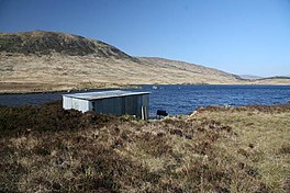 Boathouse on the shore of Lochan Sron Smeur - geograph.org.uk - 801914.jpg