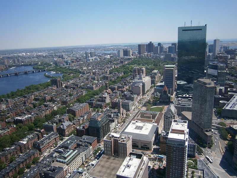 File:Boston skyline from the Prudential Tower.JPG