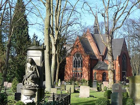 Bremen Riensberger Friedhof Kapelle 01