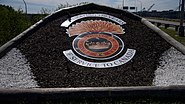 Celebrating 150 years of service of the Princess Lousise Fusiliers. A. Murray McKay Bridge, Halifax.