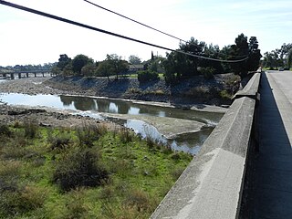 Alameda Creek River in California, United States