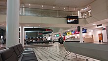 International Terminal arrivals level Brisbane Airport International Terminal Arrivals area.jpg