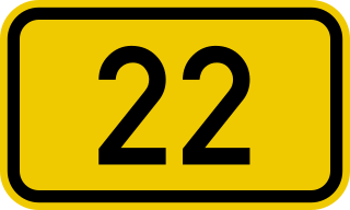 Bundesstraße 22 federal highway in Germany