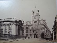 Gonville and Caius College, from King's Parade, c. 1870 Cambridge University, Gonville & Caius College, from King's Parade.jpg