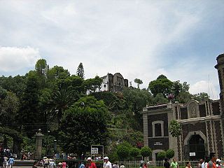 Tepeyac Hill and Catholic shrine in northern Mexico City