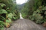 Carretera Austral nära Caleta Gonzalo.