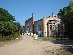 Gothic revieval palace from the 19th century