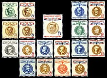 US Stamps - General Issues of 1954-1968