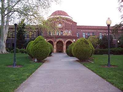 Kendall Hall, the administration building at California State University, Chico in Chico