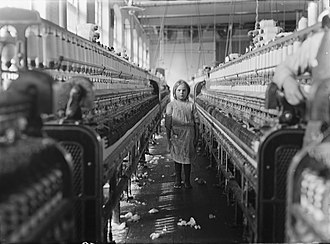 Child in Textile Mill