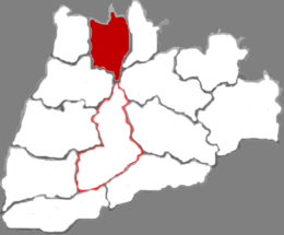 Contea di Jishan – Mappa