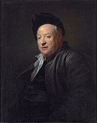 portrait d'Étienne Jeaurat copie d'après Greuze