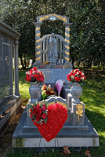 File:City of London Cemetery and Crematorium polished grey grave monument.jpg