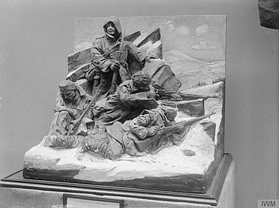 Макета Флоре Сандс у српском рову, Британски ратни музеј