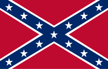 The "Confederate Flag", a rectangula...