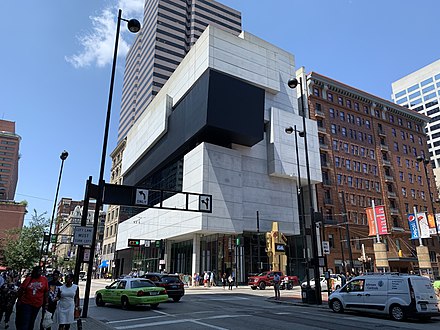 The Contemporary Arts Center building, designed by Zaha Hadid