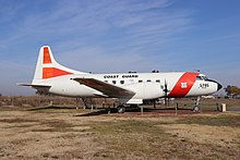 Un Convair CV-240/HC-131A opéré par United States Coast Guard, Castle Airport 2017