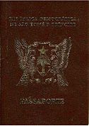 Cestovní pas Svatého Tomáše a Princova ostrova