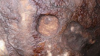 Cupules in cave piralimattam nedumala Cupules-image-2.jpg