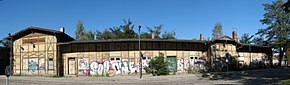 Denkmalgeschützter Kaiserbahnhof vor der Renovierung