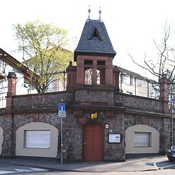 Retaining wall of the Herderschule (2016)