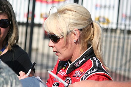 DeLana Harvick at Charlotte Motor Speedway in May 2011.