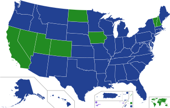 Democratic Party presidential primaries results by first instance vote, 2020.svg
