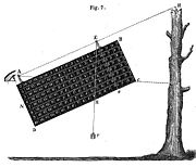 Mesure de la hauteur d'un arbre: Croix du bucheron & Dendromètre