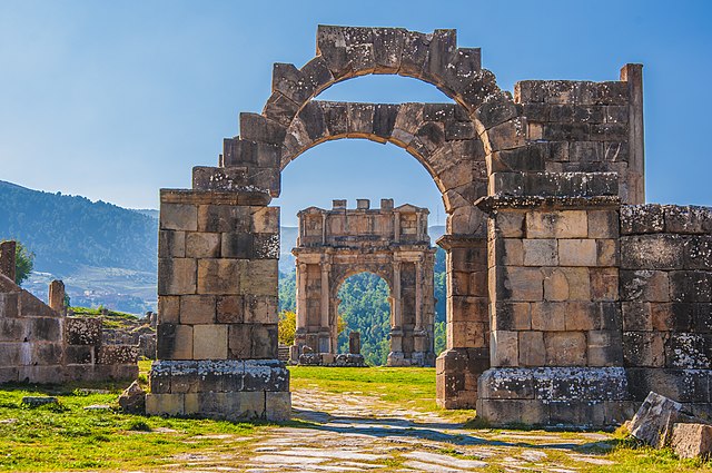 Roman ruins at Djémila