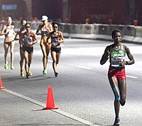 Elvanie Nimbona – Rennen nicht beendet