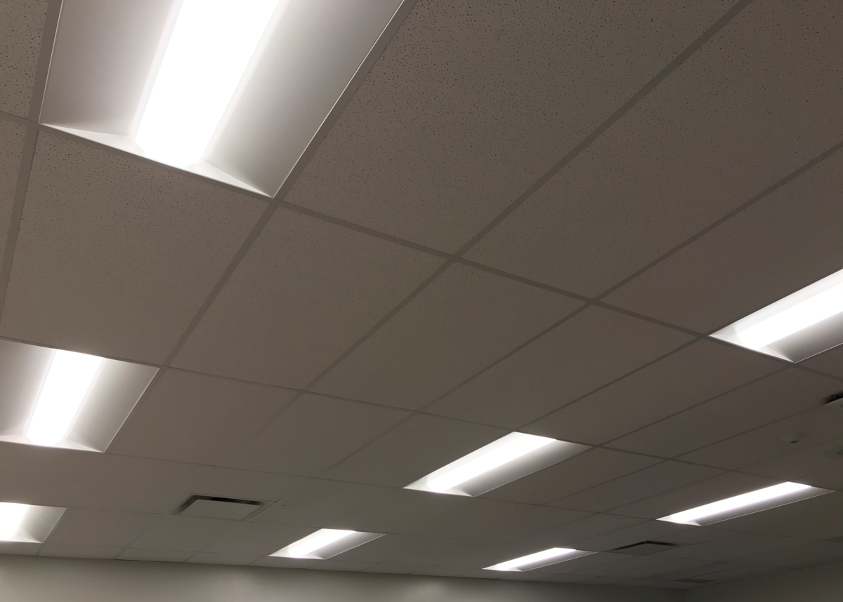 Dropped Ceiling Wikipedia, How To Cut Ceiling Tiles Around Pipes