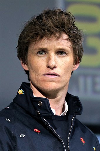 Redmayne at the 2018 San Diego Comic-Con
