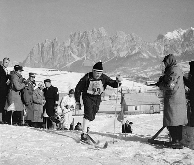 Зимние игры 1952. Лыжные гонки в Осло 1952. Зимние Олимпийские игры 1952.