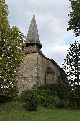 Illusztráció a cikk Argelouse Church of Saint-Justin