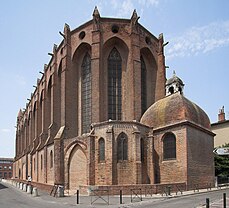 Exterior de la iglesia de los Jacobinos