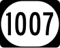 Маркер Kentucky Route 1007