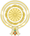 Emblem of the Prince Akishino (Order of Isabella the Catholic).svg