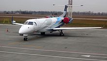 Embraer Legacy 600 auf dem Flughafen Kiew-Boryspil