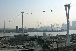 Emirates Air Line towers 24 May 2012.jpg