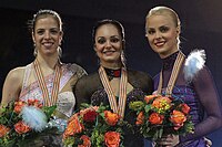 Campeonato de Europa 2011 – Podio femenino.jpg