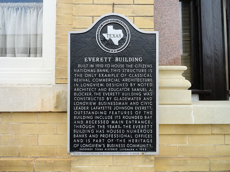 File:Everett Building historical marker.JPG