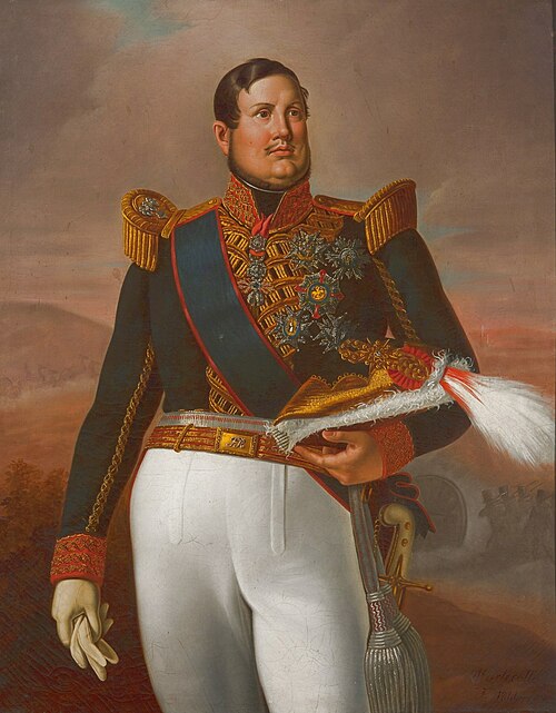 Portrait of Ferdinand by F. Martorell, 1844