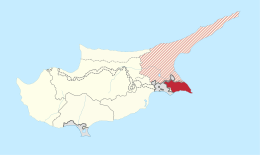 Famagusta District - Beliggenhed