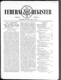 Thumbnail for File:Federal Register 1949-05-05- Vol 14 Iss 86 (IA sim federal-register-find 1949-05-05 14 86).pdf