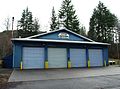 The fire station in w:Timber, Oregon, part of the w:Banks, Oregon, fire department.