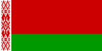 Drapeau de la Biélorussie de 1995 à 2012.