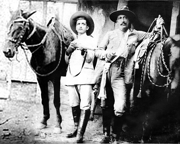 General officer Pedro Pérez Delgado, and José Dáger, two Caudillo Llaneros in the 20th century.
